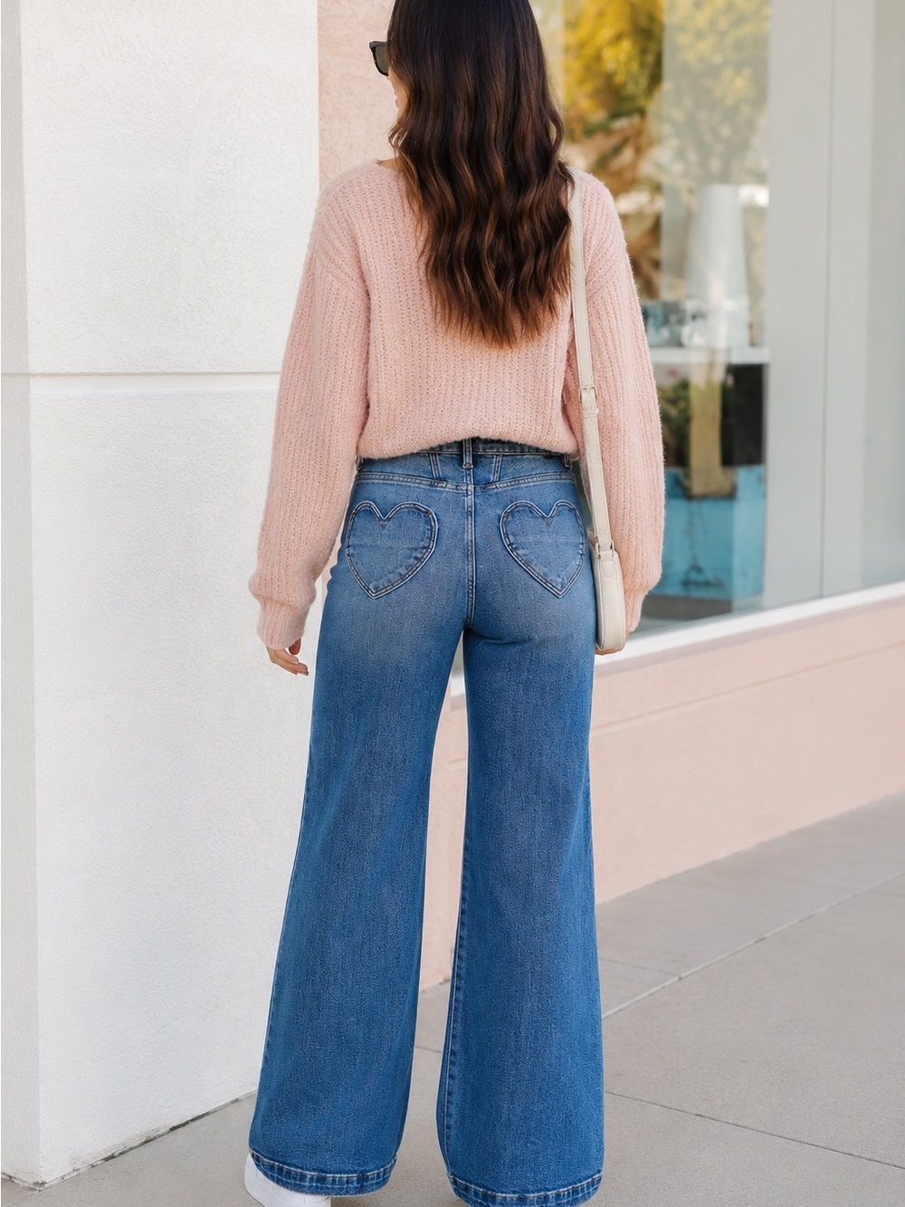 NWT Risen Heart Pocket Wide Leg Jeans - Picture 2 of 7